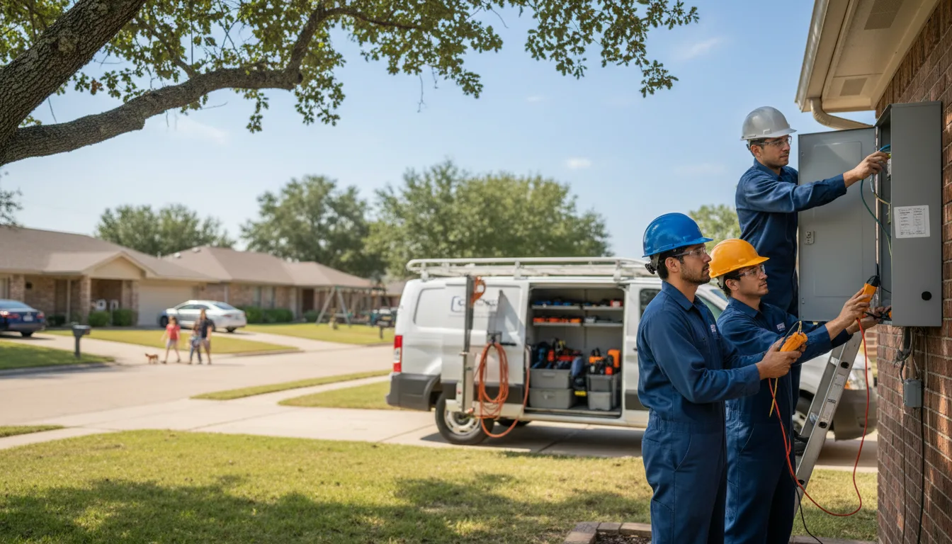 Certified electrician providing emergency electrical services in Allgood, AL
